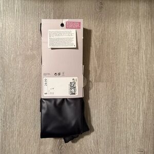 Black Faux Leather Leggings